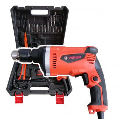 สว่านไฟฟ้า 5 หุนพร้อมอุปกรณ์ VERGIN MT814