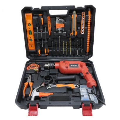 สว่านไฟฟ้า 4 หุน BONCHI พร้อมอุปกรณ์ชุดใหญ่ 