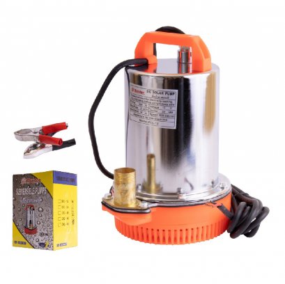 ปั๊มน้ำ DC SOLAR PUMP VERGIN  ZCL-12 ไดโว่ ปั๊มแช่ ปั๊มจุ่ม ไดโว่อลูมิเนียม 12V 180W