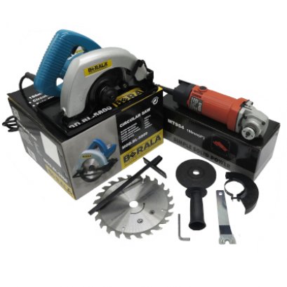 เลื่อยวงเดือน 7 นิ้ว BERALA BL-5800 พร้อมเครื่องเจียร ENZO EN-954