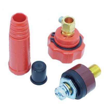 ข้อต่อตู้เชื่อม สีแดง