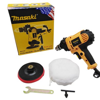 เครื่องขัดสี5นิ้ว+หัวสว่าน MASAKI  2 IN 1 รุ่น MK-6125