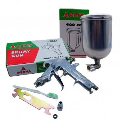 กาพ่นสีบน OKURA F-75G