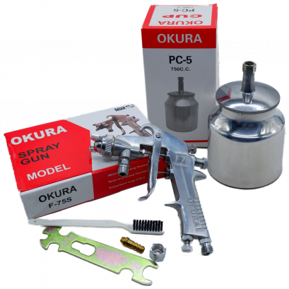 กาพ่นสีล่าง OKURA F-75S