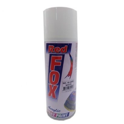 สีสเปรย์เรดฟ็อกซ์ RED FOX NO.40 (200) WHITE (สีขาว)
