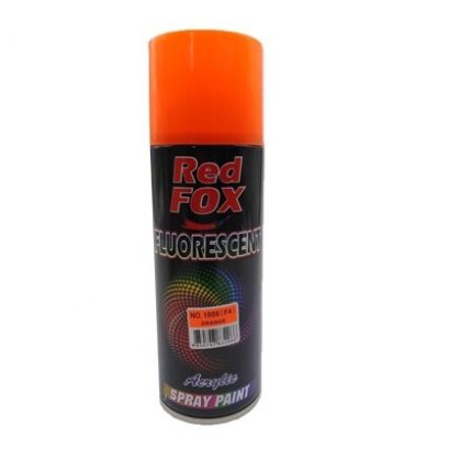 สีสเปรย์เรดฟ็อกซ์ RED FOX FLUORESCENT NO.1006(F4) ORANGE (สีส้มเรืองแสง)