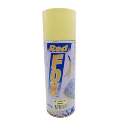 สีสเปรย์เรดฟ็อกซ์ RED FOX NO.33(219) CREAM (สีครีม)