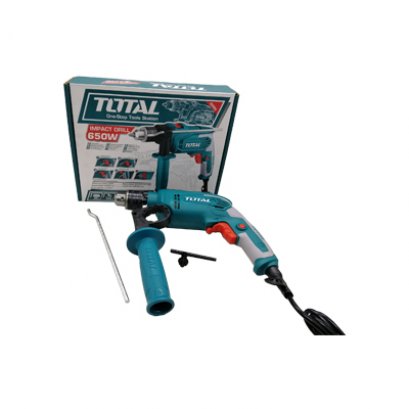 สว่านกระแทกไฟฟ้า 1/2 นิ้ว 650 วัตต์ 3 ระบบ  TOTAL TG1061336