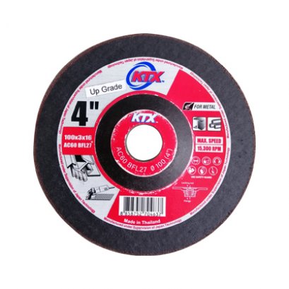 ใบเจียรบาง 4 นิ้ว KTX (AC60 BFL27) 25 ใบ