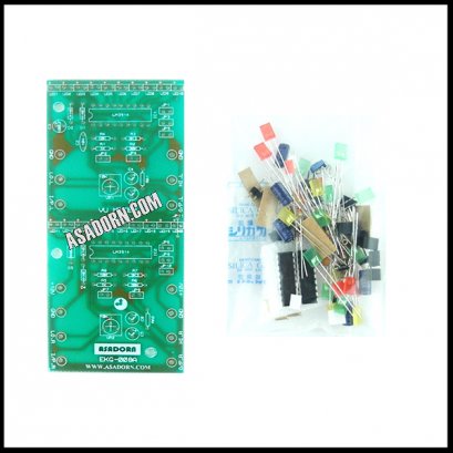 ชุดคิท วงจร VU METER STEREO ด้วย IC LM3914 (CASCADE) (EKG-008AK)