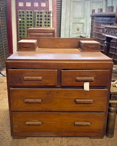 Burmese Teak Chest of Drawers