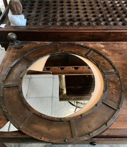 MR59 Iron Round Mirror Frame from India