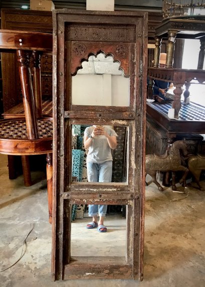 MR31 Antique Arch Wooden Mirror Frame