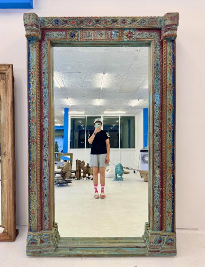 Antique Painted Mirror