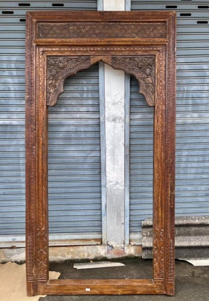 Vintage Wooden Frame with Carving