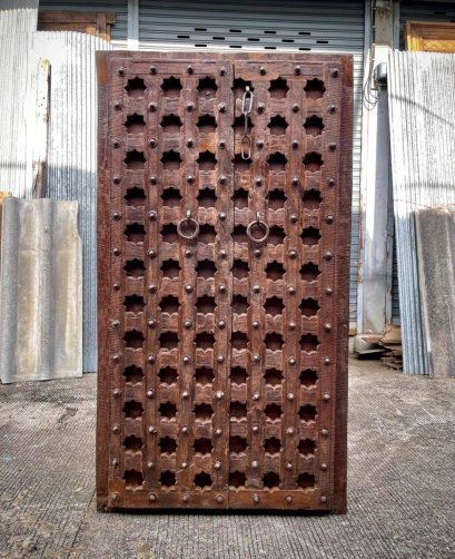 Antique Doors with Perforated Stars