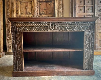 Indian Style Carved Book Rack