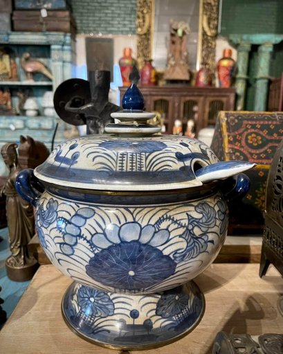 ชุดโถเซรามิคใส่ข้าวพร้อมทัพพี