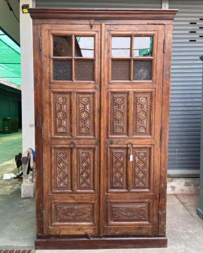 CTXL13 ตู้เก็บของขนาดใหญ่แกะสลักลายสวยคลาสสิค