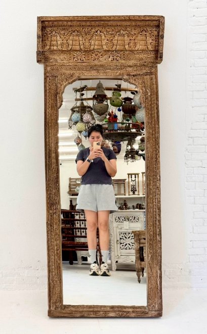 Antique Wooden Mirror