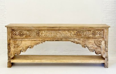 Antique Wooden Console Table