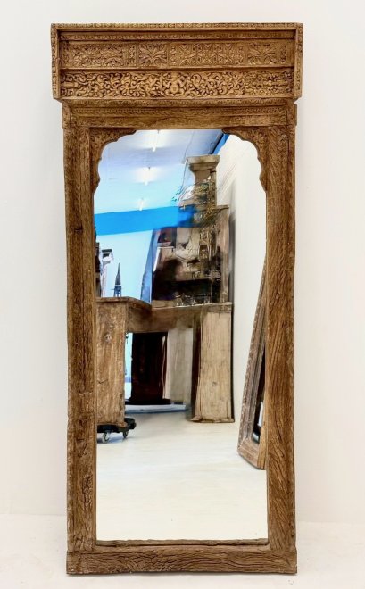 Antique Wooden Mirror