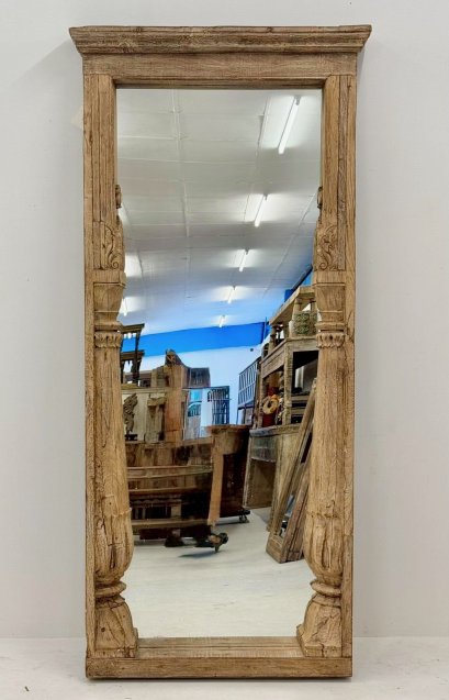 Antique Wooden Mirror