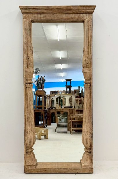 Antique Wooden Mirror