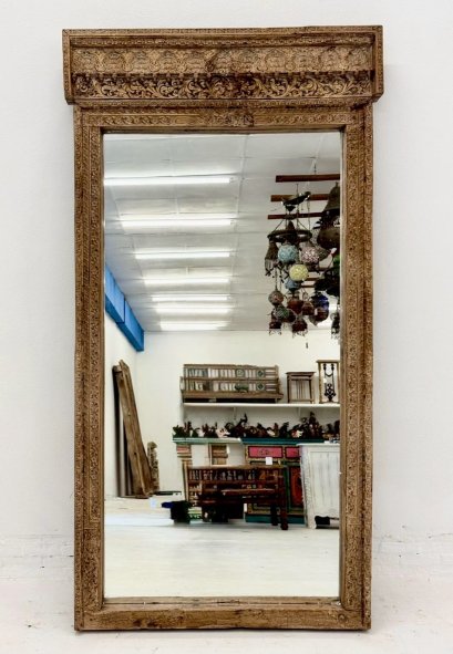 Antique Wooden Mirror