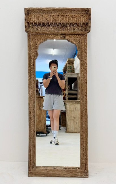 Antique Wooden Mirror