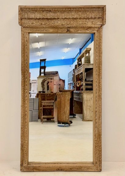 Antique Wooden Mirror
