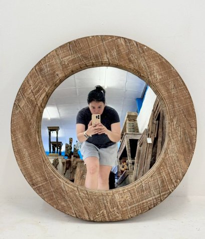 Antique Wooden Mirror