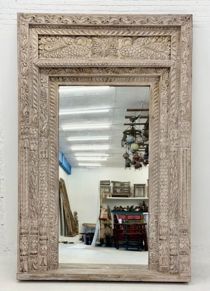 Antique Wooden Mirror