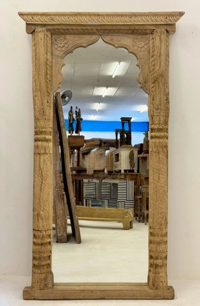 Antique Wooden Mirror