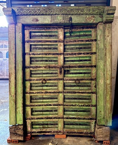 Best Carved Front Door with Pattern Glass