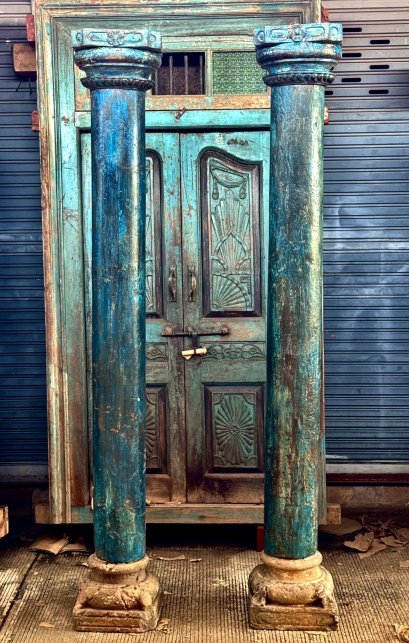 Antique Wooden Columns