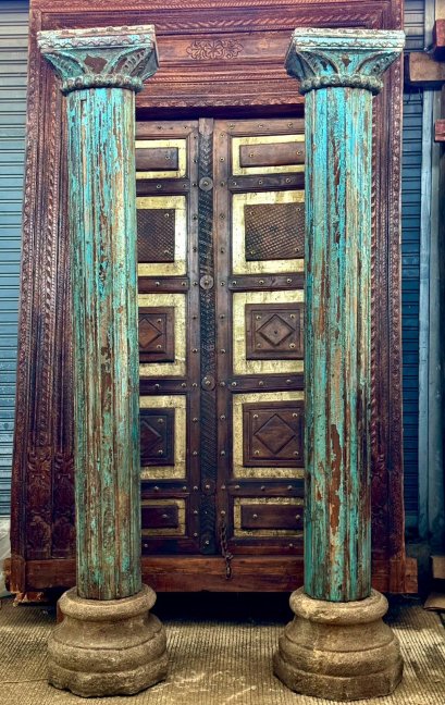 Antique Wooden Pillars