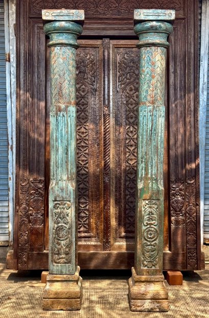 Antique Wooden Columns