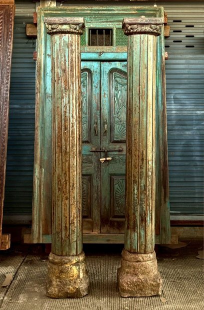 Antique Wooden Columns