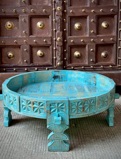 Low Round Side Table