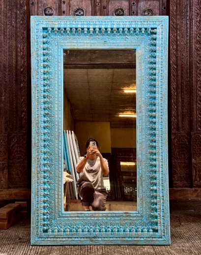 Solid Wood Carved Mirror