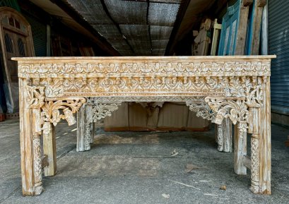 Rustic Wooden Console Table