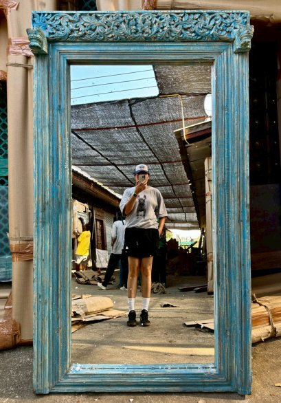 Corinthian Carved Wall Mirror