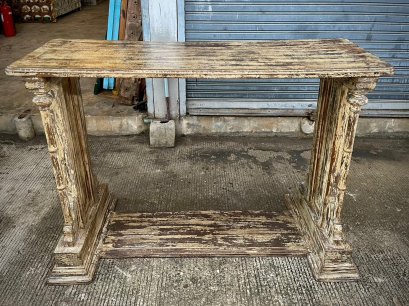 Rustic White Wooden Table