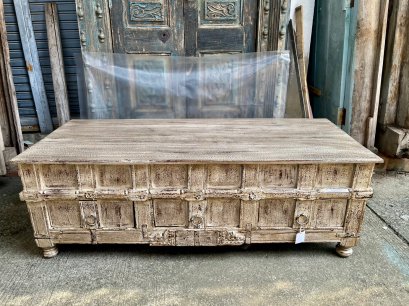 Vintage Wooden Chest Living Room Table