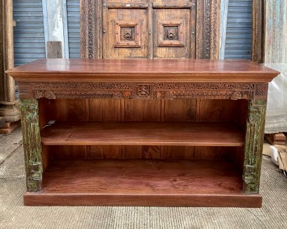 Rustic Wooden Display Cabinet