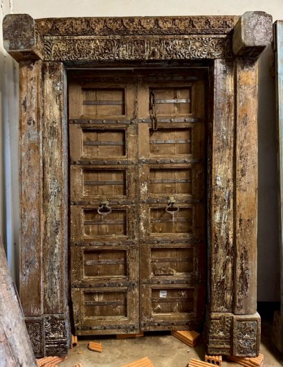 Antique Teakwood Door