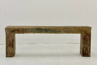 Delightful Washed Console Table Fine Carving