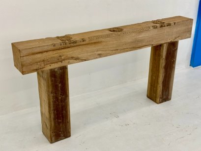 White Console Table Home Decor Top Carved