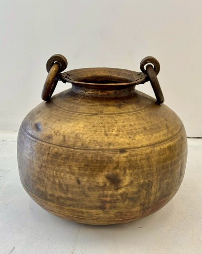 Antique Brass Pot